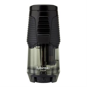 Lubinski Yeni Seri Basic Tek Torch Sehpalı Puro Çakmağı Siyah