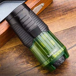 Lubinski Yeni Seri Basic Tek Torch Sehpalı Puro Çakmağı Yeşil