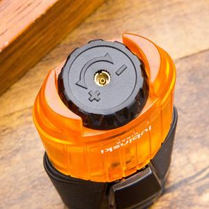 Lubinski Yeni Seri Basic Tek Torch Sehpalı Puro Çakmağı Turuncu