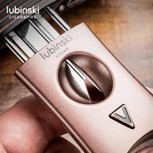 Lubinski Yeni Seri Çakmak Ve Kesici Puro Seti Bronz