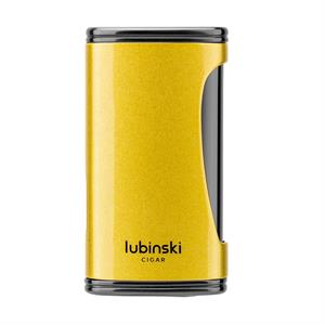 Lubinski Yeni Seri Dahili Delicili Yaprak Alev Puro Çakmağı Gold