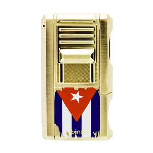 Lubinski Yeni Seri Dahili V-Cutter Delicili ve İğneli Puro Çakmağı Flag