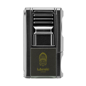 Lubinski Yeni Seri Dahili V-Cutter Delicili ve İğneli Puro Çakmağı Gunmetal