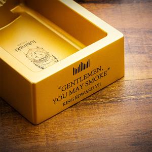 Lubinski Yeni Seri Metal Kare Tekli Puro Küllüğü - Gold