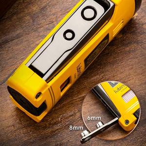 Lubinski Yeni Seri Sehpalı Çift Delicili Üç Torch Puro Çakmağı Gunmetal