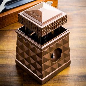 Lubinski Yeni Seri Special Edt. Metal Masa Puro Kesici Giyotin Double Cutter Bronz