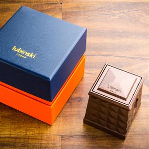 Lubinski Yeni Seri Special Edt. Metal Masa Puro Kesici Giyotin Double Cutter Bronz