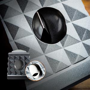 Lubinski Yeni Seri Special Edt. Metal Masa Puro Kesici Giyotin Double Cutter Gri  