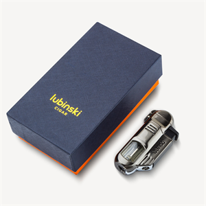 Lubinski Yeni Stil Delicili Dört Torch Puro Çakmağı Silver