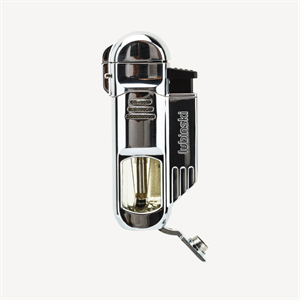 Lubinski Yeni Stil Delicili Dört Torch Puro Çakmağı Silver