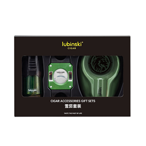 Lubinski Yeni Stil Eco Üçlü Puro Seti Yeşil