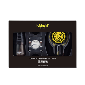 Lubinski Yeni Stil Eco Üçlü Puro Seti Siyah