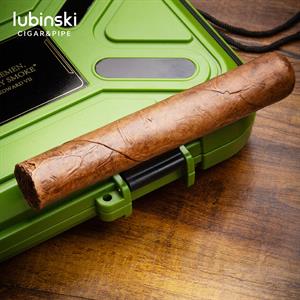 Lubinski Yeni Stil Seyahat Puro Kutusu Humidor Kırılmaz Plastik Yeşil 5s