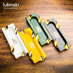 Lubinski Yeni Stil Uzun Dörtlü Puro Küllüğü Sarı