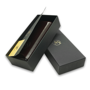 Montes Gerçek Deri El Yapımı Puro Kılıfı İkili (65 Ring) Viena