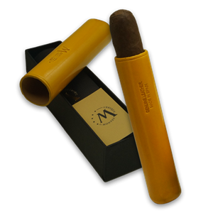 Montes Gerçek Deri El Yapımı Puro Kılıfı Tekli (52 Ring) Bali