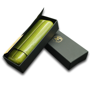 Montes Gerçek Deri El Yapımı Puro Kılıfı İkili (52 Ring) Grass