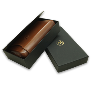 Montes Gerçek Deri El Yapımı Puro Kılıfı Üçlü (65 Ring) Roma