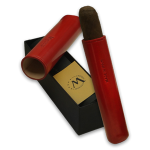 Montes Gerçek Deri El Yapımı Puro Kılıfı Tekli (52 Ring) Paris