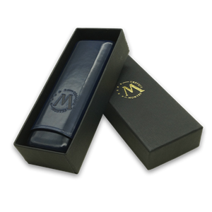 Montes Gerçek Deri El Yapımı Puro Kılıfı İkili (52 Ring) Milan