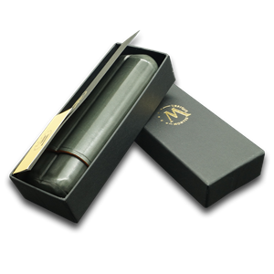 Montes Gerçek Deri El Yapımı Puro Kılıfı İkili (52 Ring) Shadow