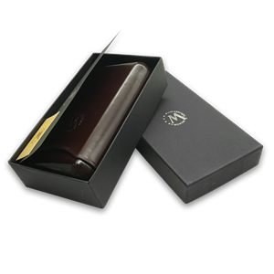 Montes Gerçek Deri El Yapımı Puro Kılıfı Üçlü (65 Ring) Viena