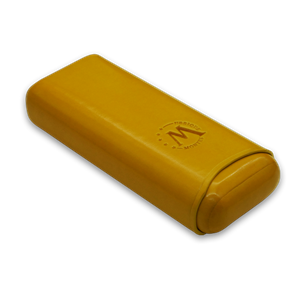 Montes Gerçek Deri El Yapımı Puro Kılıfı İkili (65 Ring) Bali