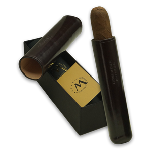 Montes Gerçek Deri El Yapımı Puro Kılıfı Tekli (52 Ring) Viena