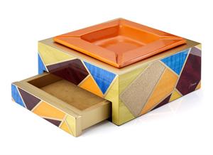 Morici Collection Italy Handmade Çekmeceli Puro Küllük - Tellux Collection- Sibilla