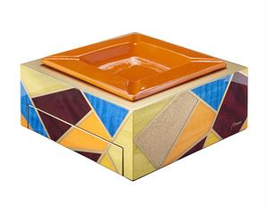 Morici Collection Italy Handmade Çekmeceli Puro Küllük - Tellux Collection- Sibilla