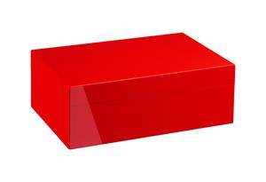 Morici Collection Italy Handmade Humidor Puro Kutusu - Roma Collection- Red- 50s