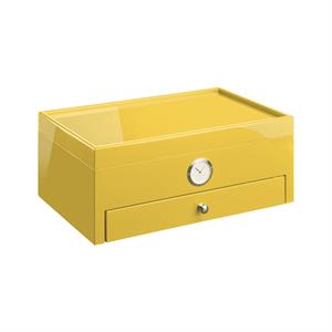 Morici Collection Italy Handmade Humidor Puro Kutusu - Roma Collection- Special Club Edition- Yellow - 100s