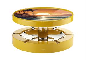 Morici Collection Italy Handmade Special Club Puro Küllük - Roma Collection- Yellow Caribbean Beach