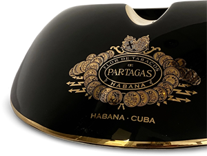 Partagas Büyük Porselen Puro Küllüğü Siyah 3lü