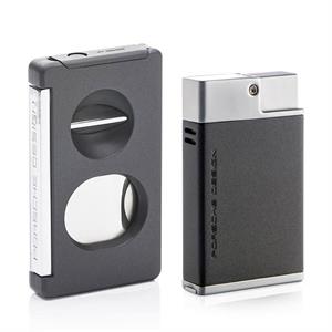 Porsche Design Puro Çakmak ve Kesici Seti Gray P3631/26