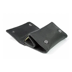 Rattrays Black Knight Tobacco Pouch 2 Siyah Deri Pipo Tütün Kesesi