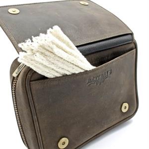 Rattrays Peat Pipe Bag 2 Kahve Deri Pipo Çantası