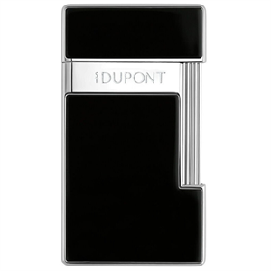S.T. Dupont Lacquered Slimmy Black Çakmak 28221