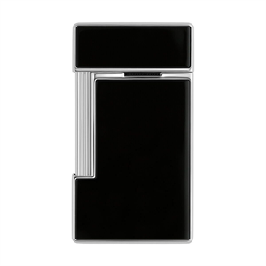 S.T. Dupont Lacquered Slimmy Black Çakmak 28221