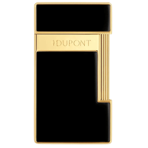 S.T. Dupont Lacquered Slimmy Black Çakmak 28222