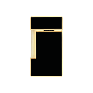 S.T. Dupont Lacquered Slimmy Black Çakmak 28222