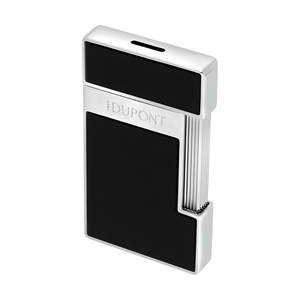 S.T. Dupont Lacquered Slimmy Black Çakmak 28221
