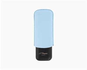 S.T. Dupont Siyah Mat/Turkuaz Puro Kılıfı İkili 183243