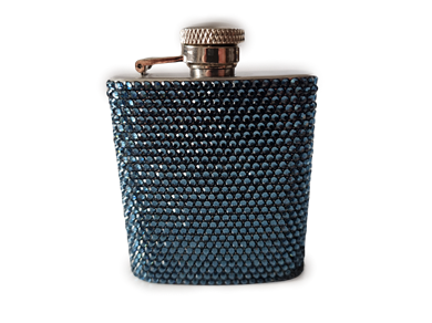 Swarovski Taşlı Kaplı Matara Dark Blue(Outlet)