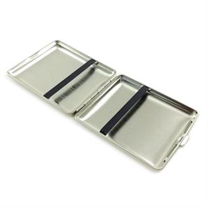 Vom Hofe Germany Metal Kısa Sigara Tabakası 16lı (Gümüş/Asimetri)