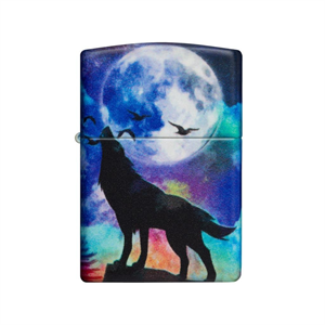 Zippo Colorfull Wolf Design Çakmak
