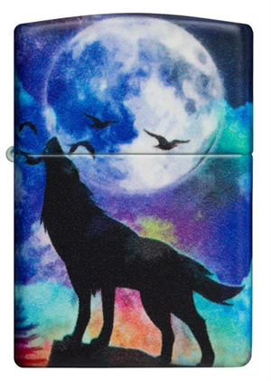 Zippo Colorfull Wolf Design Çakmak