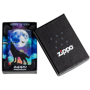 Zippo Colorfull Wolf Design Çakmak