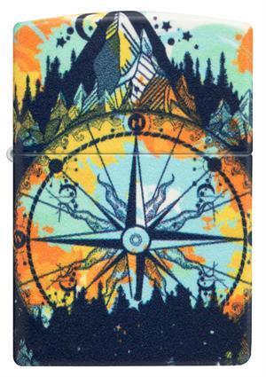 Zippo Compass And Mountain Design Çakmak