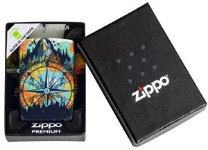 Zippo Compass And Mountain Design Çakmak
